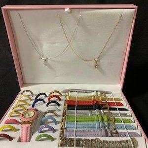 My Wish Collezioni Quartz Watch Set & Necklace